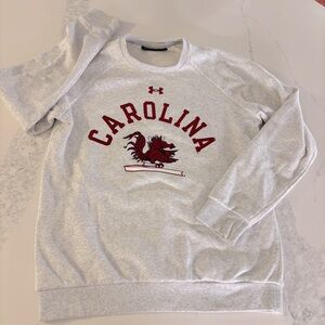 Under Armour Grey USC Carolina Gamecocks Sweatshirt